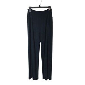 Simpli Pants Women's Size 6 Black Stretch Button Split Ankle
